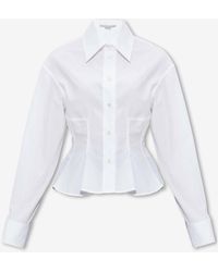 Stella McCartney - Peplum-Waist Buttoned Shirt - Lyst
