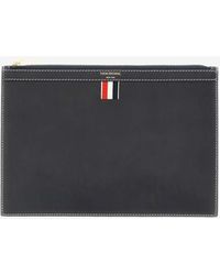 Thom Browne - Small Smooth Leather Document Holder - Lyst