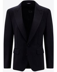 Dolce & Gabbana - Single-Breasted Tuxedo Blazer - Lyst
