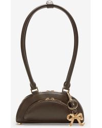 Self-Portrait - Ribbon Charm Leather Shoulder Bag - Lyst