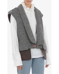 Philosophy Di Lorenzo Serafini Wool Blend Vest - Grey