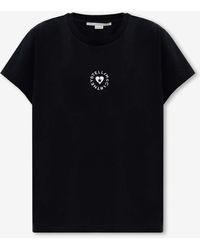 Stella McCartney - Heart Logo Crewneck T-Shirt - Lyst