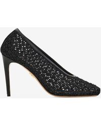 Ferragamo - Sol 95 Macramé Pumps - Lyst
