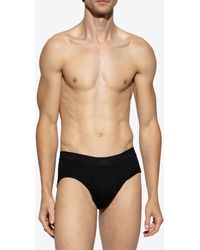 Tom Ford - Elastic-Waistband Briefs With Logo - Lyst