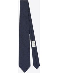 Etro - Micro-Paisley Silk Jacquard Tie - Lyst