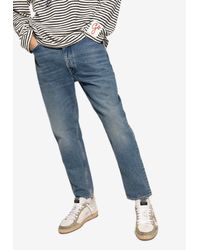 Golden Goose - Star Applique Slim-Fit Jeans - Lyst