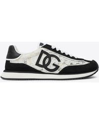 Dolce & Gabbana - Sports Shoes With Logo - Lyst