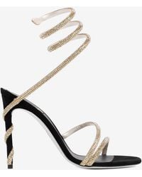Rene Caovilla - Margot 105 Crystal Spiral Sandals - Lyst