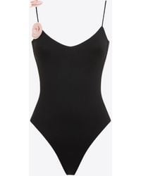 LaRevêche - Ashar Floral Appliqué One-Piece Swimsuit - Lyst