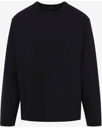 Lemaire - Long-Sleeved Boxy T-Shirt - Lyst