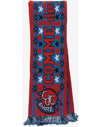 Comme des Garçons - Logo Jacquard Fringed Scarf - Lyst
