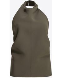 KHAITE - Rone Halter Top - Lyst