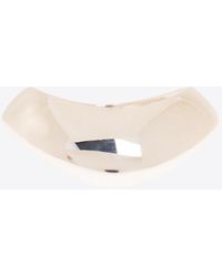 Bottega Veneta - Plated Curved Ring - Lyst
