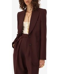 Chloé - Wool Single-Breasted Tailored Blazer - Lyst