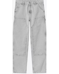Carhartt - Double Knee Straight Washed Jeans - Lyst
