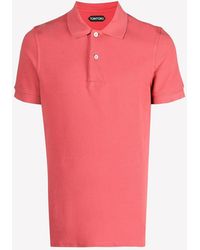 Tom Ford - Short-Sleeved Polo T-Shirt - Lyst