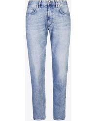 Eleventy - Slim-Fit Jeans With Logo-Patch - Lyst
