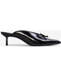 Black Suede Studio - Vie 50 Leather Mules - Lyst