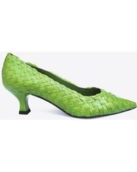 LA ROSE - Carol 50 Woven Pumps - Lyst