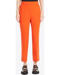 Max Mara - Nepeta High-Rise Wool-Blend Straight Pants - Lyst