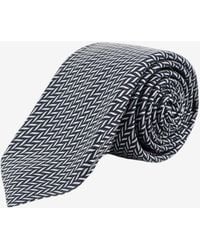 Kiton - Micro-Patterned Silk Tie - Lyst