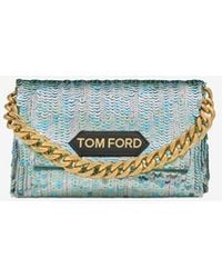 Tom Ford - Mini Sequin Embellished Top Handle Bag - Lyst