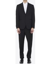 Lardini - Single-Breasted Wool Suit - Lyst