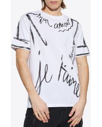 Balmain - T-Shirt With Print - Lyst