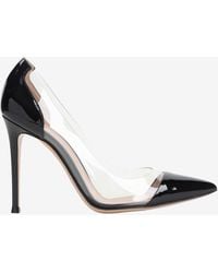 Gianvito Rossi - Patent Leather Plexi Pumps - Lyst