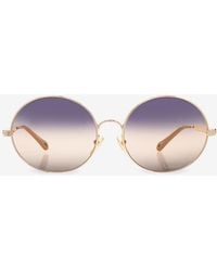 Chloé - Aly Round Sunglasses - Lyst