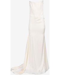 Guiseppe Di Morabito - Corset-Style Strapless Gown - Lyst