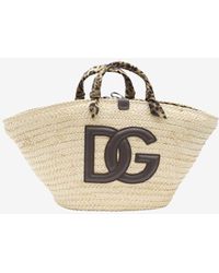Dolce & Gabbana - Medium Kendra Logo-Embroidered Tote Bag - Lyst