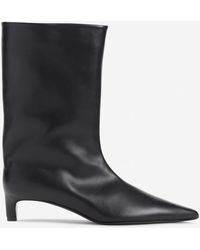 Jil Sander - Pointed-Toe Mid-Calf Boots - Lyst