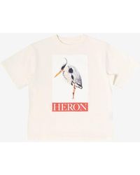 Heron Preston - Bird Painted Crewneck T-Shirt - Lyst