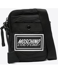 Moschino - Logo-Patch Messenger Bag - Lyst