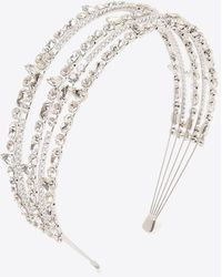 Self-Portrait - Crystal-Embellished Headband - Lyst