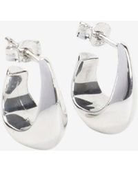 Lemaire - Mini Curved Drop Earrings - Lyst