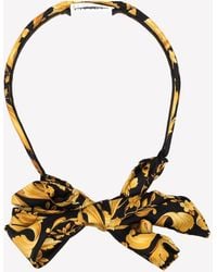 Versace - Barocco Ribbon Headband - Lyst
