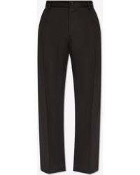 Dolce & Gabbana - Straight-Leg Wool Pants - Lyst