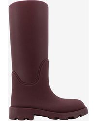 Burberry - Marsh Knee-High Rain Boots - Lyst