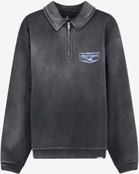 Represent - Nothing Faster Half-Zip Faded Sweatshirt - Lyst