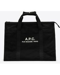 A.P.C. - Récupération Logo Print Tote Bag - Lyst