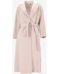 Max Mara - Esturia Belted Wool Long Coat - Lyst
