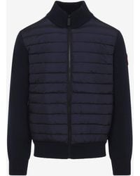 Canada Goose - Hybridge Knit Jacket With Quilted Paneling - Lyst