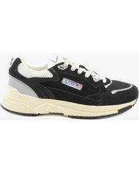 Autry - Hyperway Suede And Mesh Sneakers - Lyst