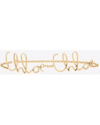 Chloé - Iconic Logo Chain Belt - Lyst