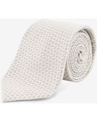Kiton - Silk Logo-Tagged Tie - Lyst