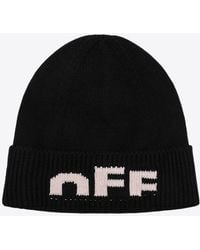 Off-White c/o Virgil Abloh - Logo Ribbed Beanie - Lyst