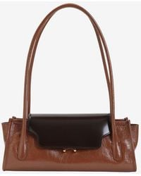 Marni - Trunkette Calf Leather Shoulder Bag - Lyst