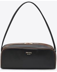Prada - Swing Calf Leather Shoulder Bag - Lyst